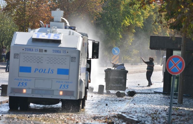 ODTÜ'de Kobani eylemi