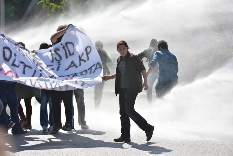 ODTÜ'de Kobani eylemi