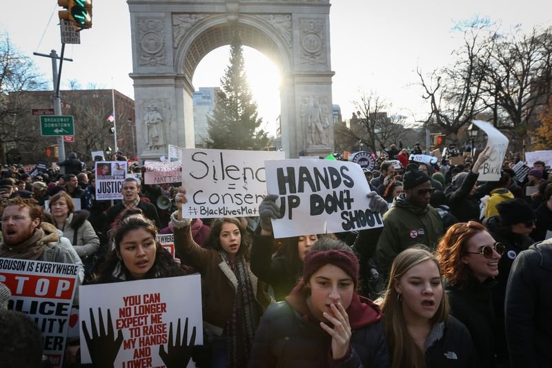 ABD'de polis şiddeti eylemi