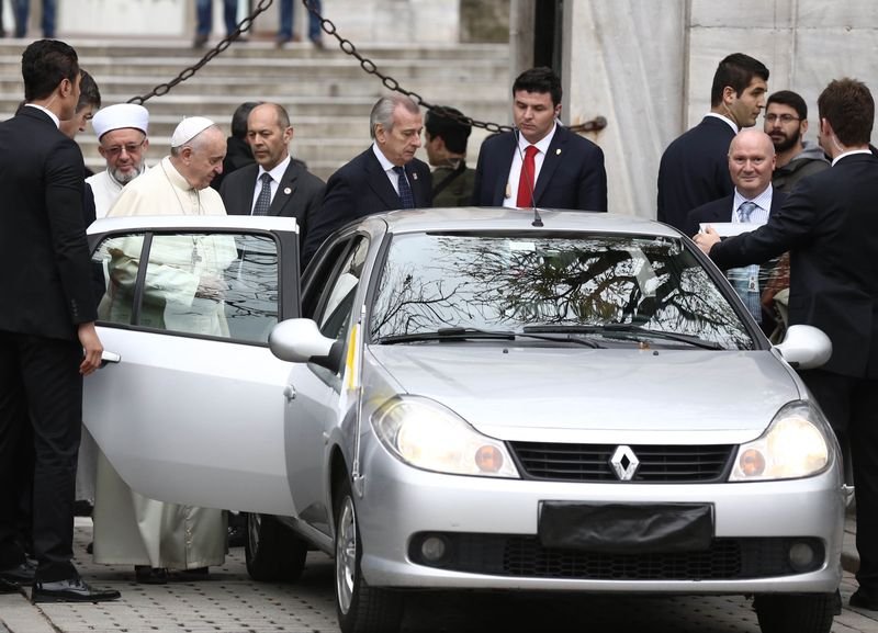 Papa Franciscus  Sultanahmet'te