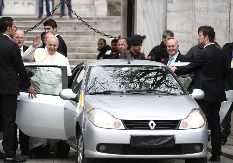 Papa Franciscus  Sultanahmet'te