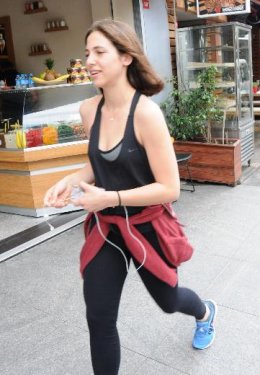 Zehra Çilingiroğlu spor yaparken görüntülendi 