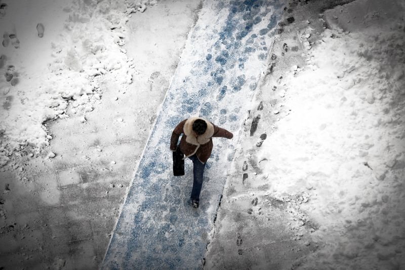 Ankara'da yoğun kar yağışı 