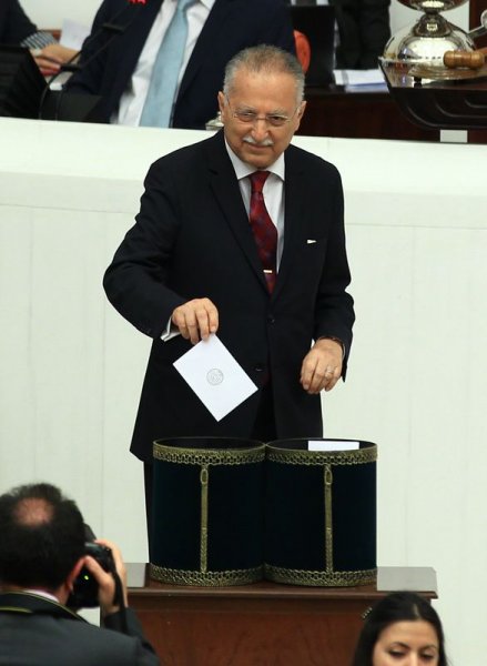 Meclis Başkanlığı oylamasından kareler