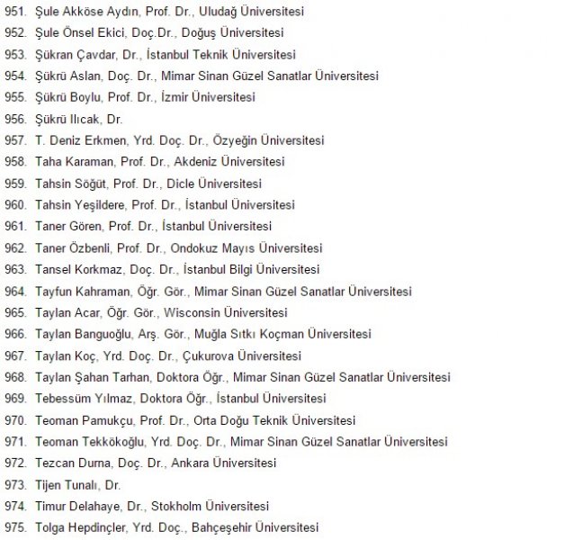 1100 akademisyen askeri polisi katliamla suçladı