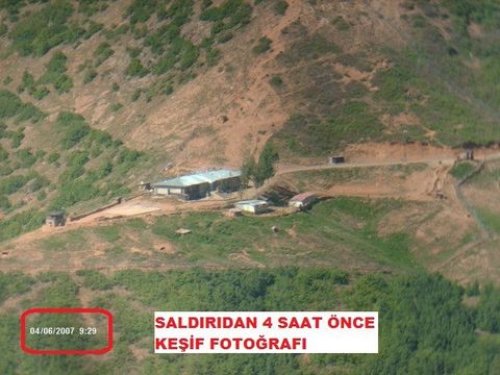 Karakol maketi üzerinde plan yapan PKK'lılar öldürüldü