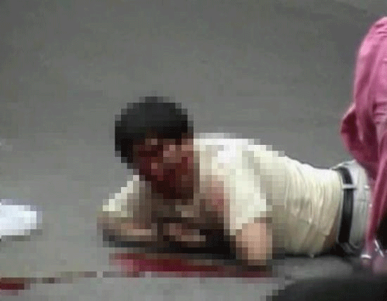 Çin'de dehşet fotoğrafları