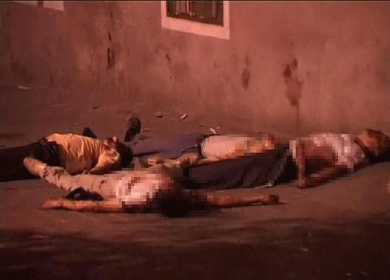 Çin'de dehşet fotoğrafları