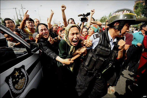 Çin'de dehşet fotoğrafları