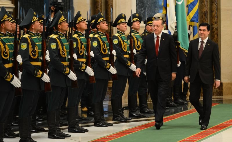 Cumhurbaşkanı Erdoğan Türkmenistan'da