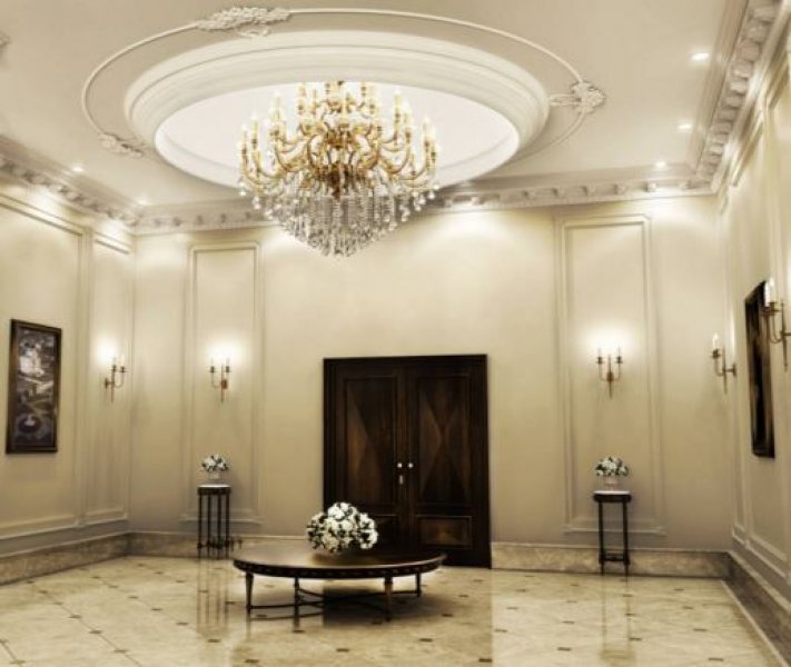 En modern tavan dekorasyonları