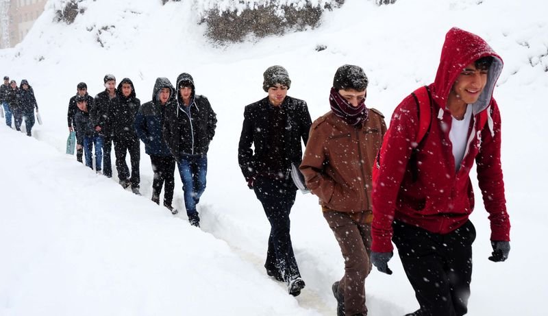 Doğu'da kar yağışı etkili oldu