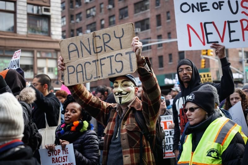 ABD'de polis şiddeti eylemi
