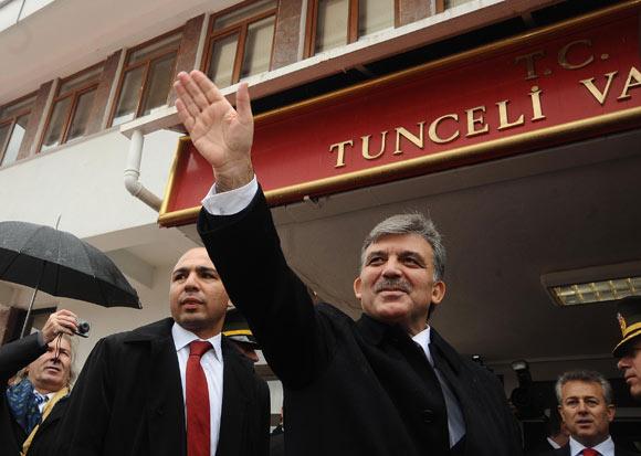 Cumhurbaşkanı Gül Tunceli'de 