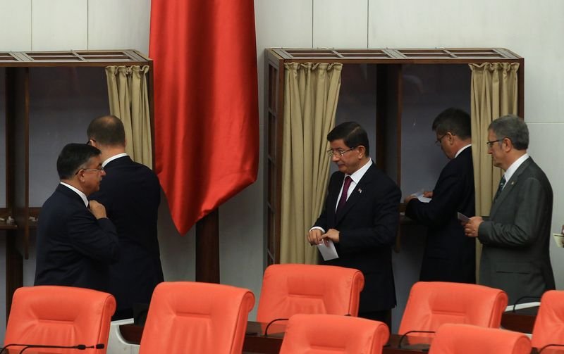 Meclis Başkanlığı oylamasından kareler