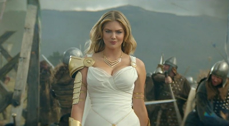 Kate Upton reklam filminde