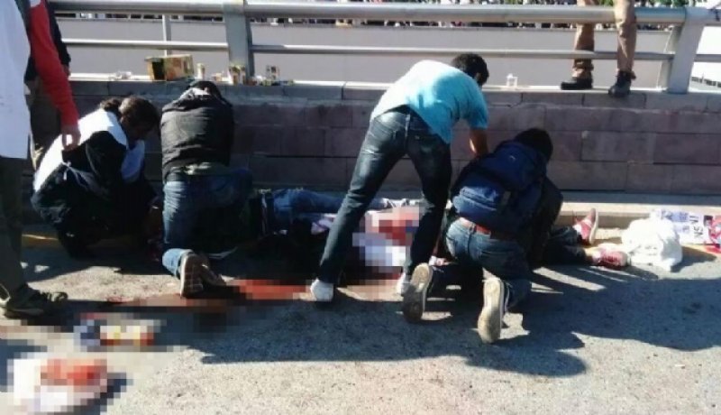 Ankara'daki patlamadan ilk görüntüler