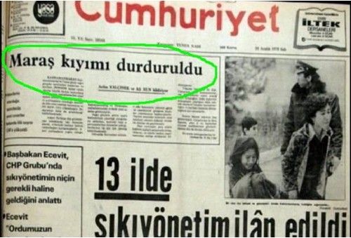 Maraş katliamının yıl dönümü