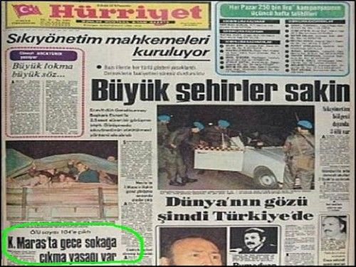 Maraş katliamının yıl dönümü