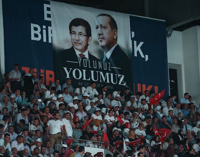 AK Parti'nin veda kongresinden görüntüler