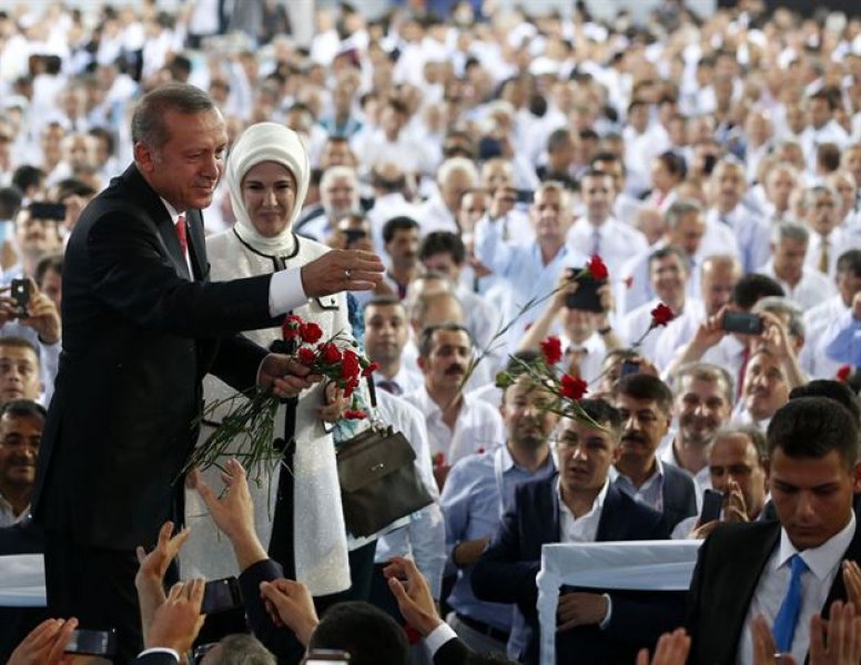 AK Parti'nin veda kongresinden görüntüler