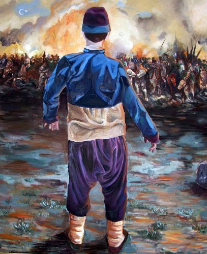 İstiklal Marşı tabloda