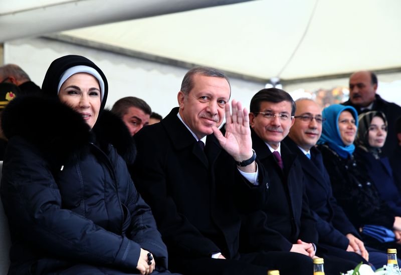 Davutoğlu ile Erdoğan İstanbul-Konya YHT açılışında