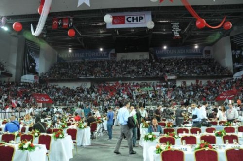 CHP'nin 34. kurultayından kareler