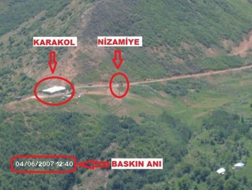 Karakol maketi üzerinde plan yapan PKK'lılar öldürüldü