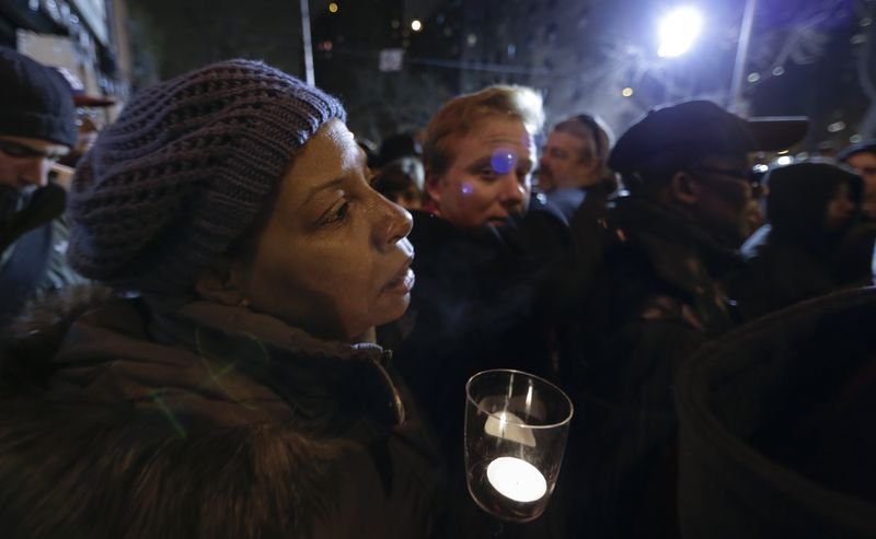 ABD'de öldürülen polis memurları için anma töreni