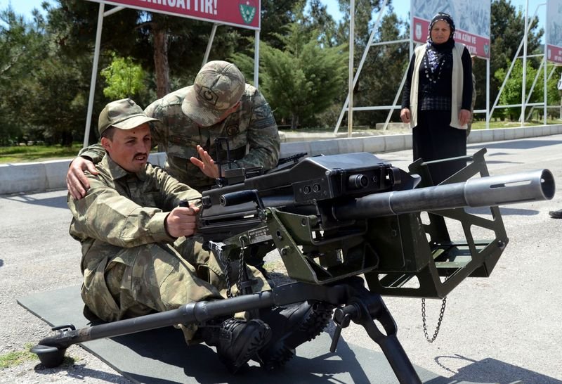 Ankara'da 96 engelli genç temsili asker oldu