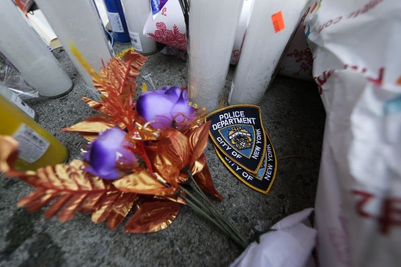 ABD'de öldürülen polis memurları için anma töreni