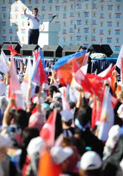 Başbakan Davutoğlu'nun İzmir mitingi