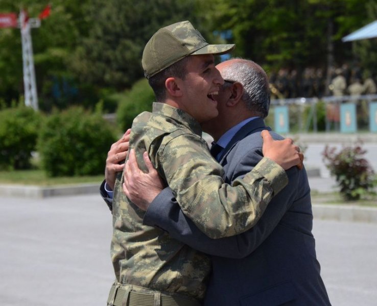 Ankara'da 96 engelli genç temsili asker oldu