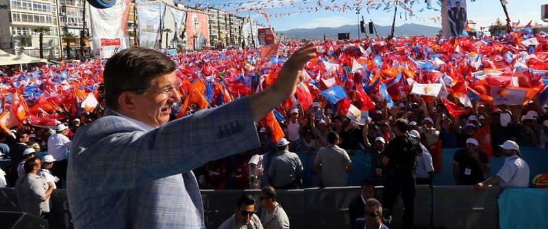 Başbakan Davutoğlu'nun İzmir mitingi