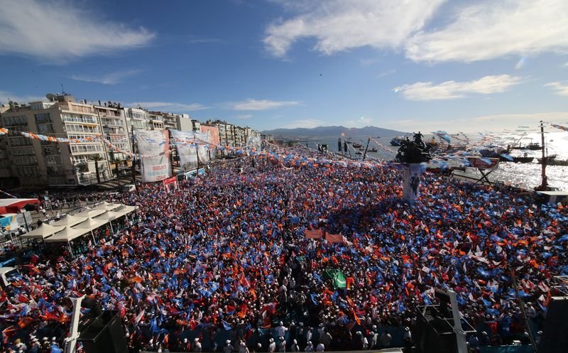 Başbakan Davutoğlu'nun İzmir mitingi