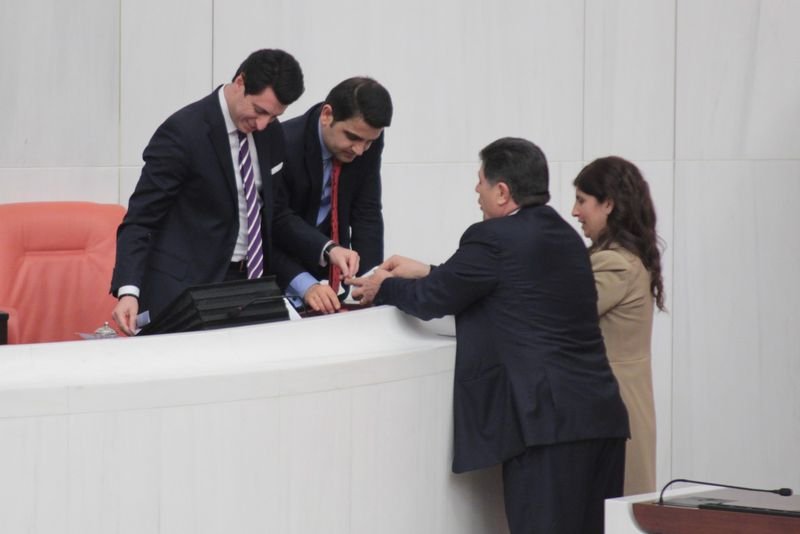 Meclis Genel Kurulu'nda yapılan oylamadan görüntüler