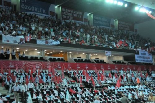CHP'nin 34. kurultayından kareler