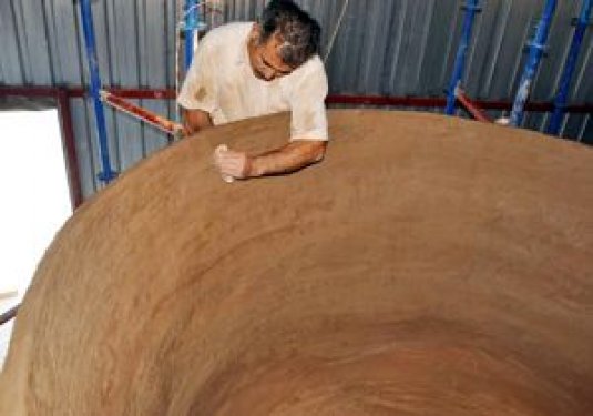 Guinness adayı dev çömlek hazır