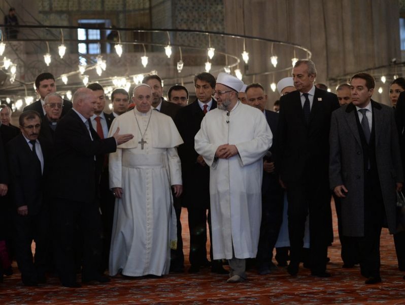 Papa Franciscus  Sultanahmet'te