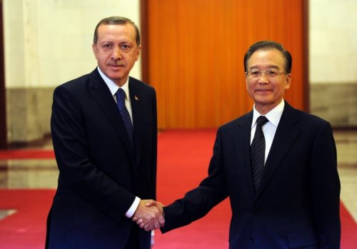 Başbakan Erdoğan'a Çin'de resmi tören 