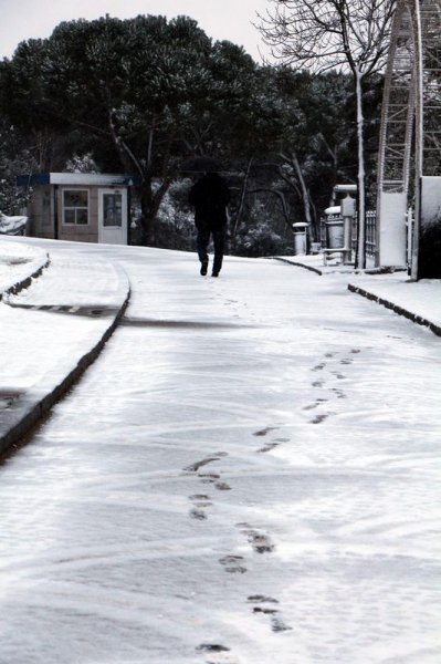 İstanbul'da kar yağışı etkili oldu