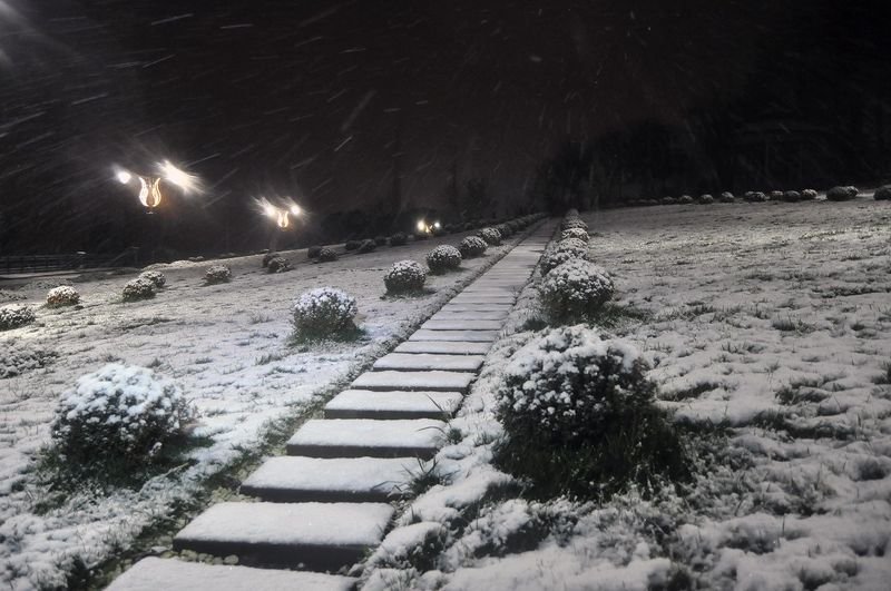 İstanbul'da kar yağışı etkili oldu