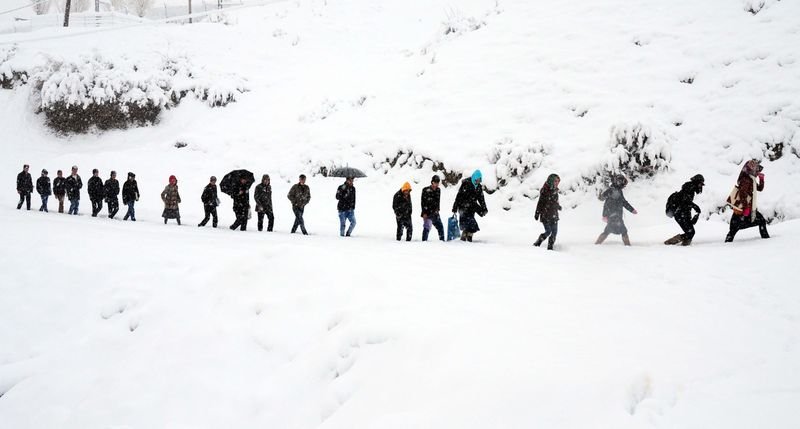 Doğu'da kar yağışı etkili oldu