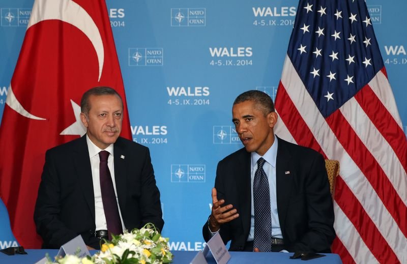 Erdoğan-Obama görüşmesinden kareler