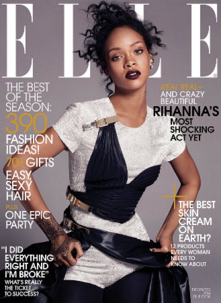 Rihanna Elle Dergisi için kamera karşısına geçti 