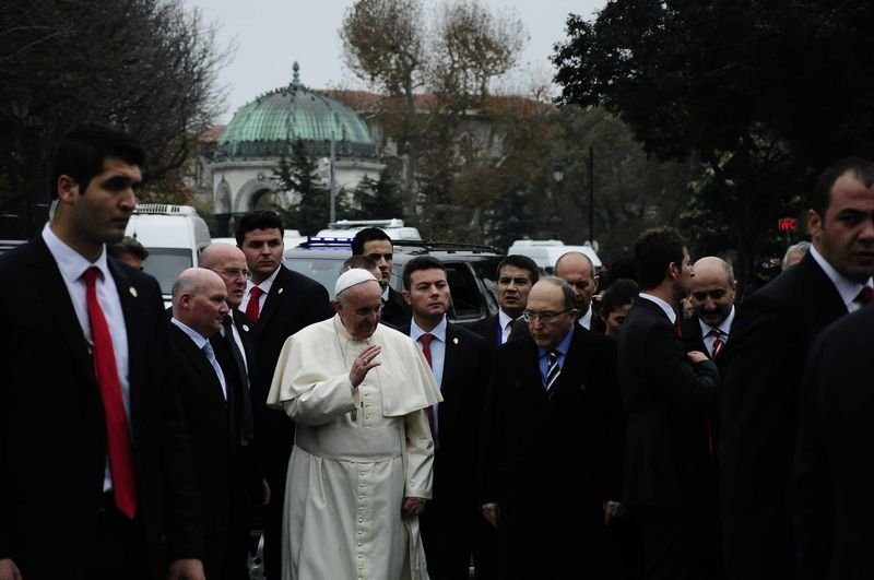 Papa Franciscus  Sultanahmet'te