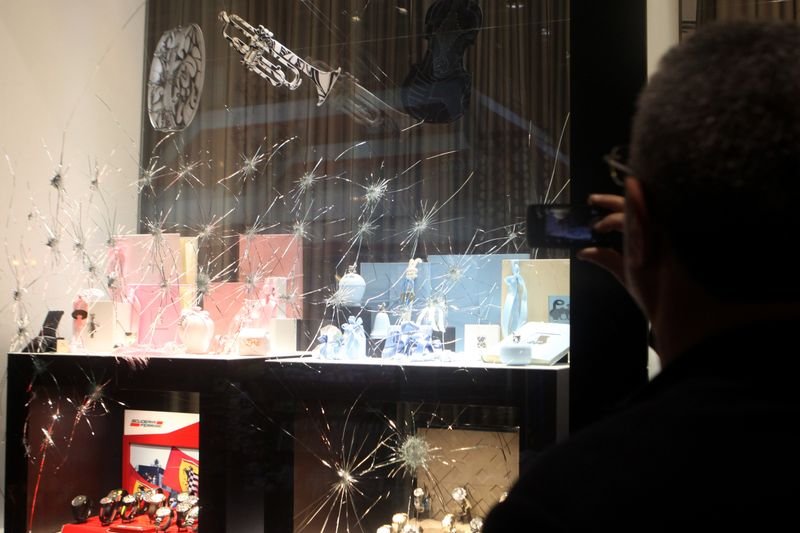 Yunanistan'da Çipras protestosu