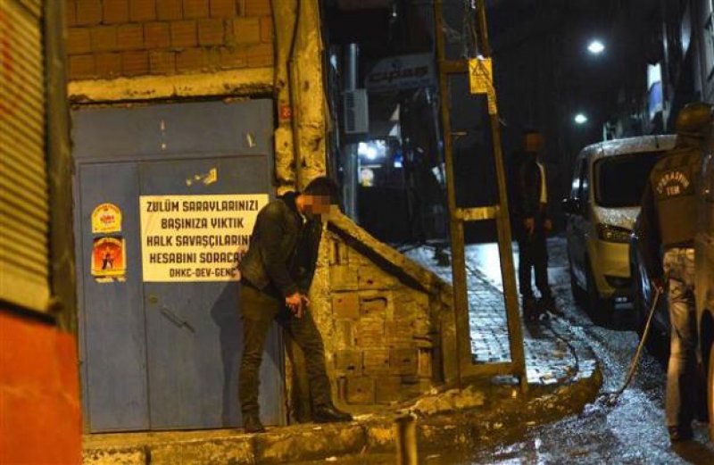 Okmeydanı'nda DHKP-C'ye şafak operasyonu