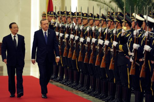 Başbakan Erdoğan'a Çin'de resmi tören 